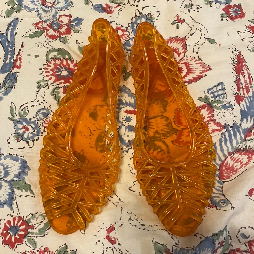 American Apparel Tangerine Jellies size 7